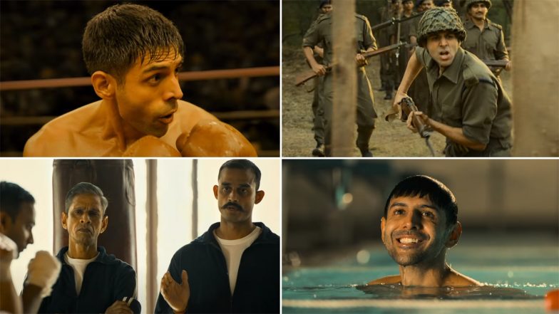 Chandu Champion Song 'Tu Hai Champion': Kartik Aaryan's Murlikant Petkar Never Say Die Spirit Gets Highlighted In This Powerful Track (Watch Video)