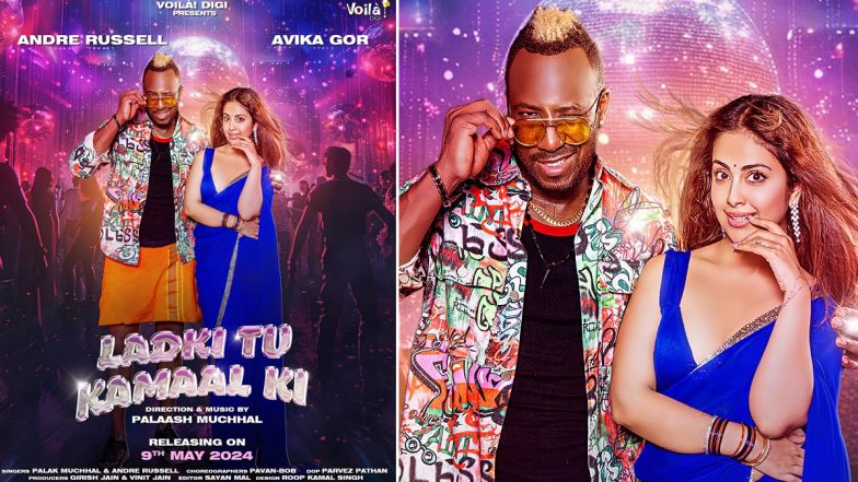 Avika Gor Collabs With Cricketer Andre Russell for Music Video Titled 'Ladki Tu Kamaal Ki'; Track to Release on THIS Date (View Poster)