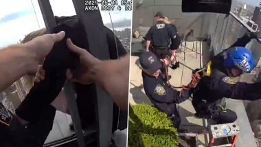 ‘When Police Need Help, They Call ESU’: NYPD’s Elite Unit Saves ‘Distraught’ Woman From 54-Story Rooftop in Manhattan, Shares Bodycam Footage of Rescue Mission