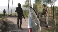 IAF Convoy Attack: Search Operation Underway After Terrorists Attacked Indian Air Force Convoy in Jammu and Kashmir's Poonch (Watch Video)