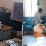 EVMs Set on Fire in Sangola: Voter Torches Three Electronic Voting Machines During Polling in Madha Lok Sabha Seat, Video Surfaces
