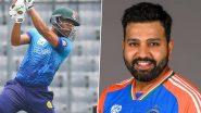 ICC T20 World Cup 2024: Rohit Sharma, Najmul Hossain Shanto Stroll Through New York’s Nassau County International Cricket Stadium Before IND vs BAN Practice Match