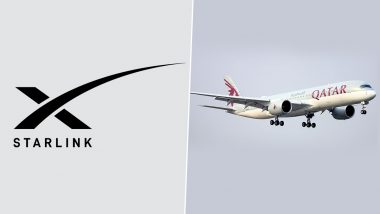 Elon Musk’s Starlink Partners With Qatar Airways for Internet Service on Select Flights; Check Details