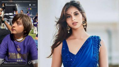 Shah Rukh Khan’s Son AbRam Turns 11: Suhana Khan Connects Her Younger Brother’s Special Day to KKR’s IPL 2024 Win (View Pic)