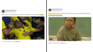 RCB Funny Memes and Jokes Go Viral After Royal Challengers Bengaluru Secure Dominating Double Over Gujarat Titans in IPL 2024
