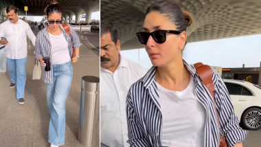 Kareena Kapoor Khan Serves Airport Style Goals; Check Out The Diva's Comfy Summer Fashion Game (Watch Video)