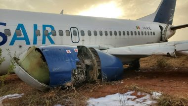 Boeing Plane Crash: 10 Injured After Boeing 737 Plane Crashes off Runway in Senegal (See Pics And Video)