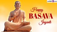 Happy Basava Jayanti 2024 Images & HD Wallpapers for Free Download Online: Celebrate Basaveshwar Jayanti by Sharing WhatsApp Messages and Quotes