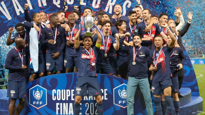 PSG Win Coupe de France 2023-24; Ousmane Dembele, Fabian Ruiz Score as Parisians Beat Lyon to Win Title