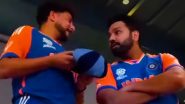 Rohit Sharma Teases Kuldeep Yadav As Spinner Talks About His Batting While Receiving ICC ODI Team of The Year Cap, Video Goes Viral
