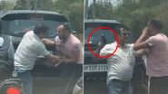 Uttar Pradesh: Man Attacked With Butt of Pistol in Middle of Road in Lucknow, Video Goes Viral