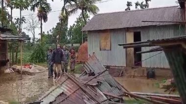 Cyclone Remal in Tripura: Torrential Rain Causes Wall Collapse in Teliamura, One Killed