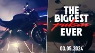Bajaj Pulsar NS400 To Launch Today; Know About Expected Specifications and Features of Upcoming Pulsar Bike From Bajaj