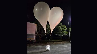 Trash Balloons War: North Korea Sends 300 More Balloons Carrying Waste Towards South Korea As Row Over Loudspeaker Broadcast Intensities