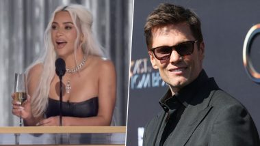 Kim Kardashian Teases Tom Brady, Talks About Her Infamous 2007 Sex Tape Scandal in Netflix's The Greatest Roast of All Time Show (Watch Video)