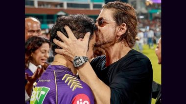 KKR vs SRH IPL 2024 Final: Shah Rukh Khan Embraces Gautam Gambhir After Kolkata Knight Riders’ Indian Premier League Triumph, Rinku Singh and Nitish Rana Express Mentor’s Impact (Watch Video)