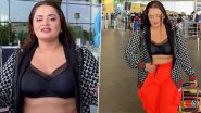‘Ye Kya Fashion Hai!’ Netizens Troll Bebika Dhurve As She Wears Black Sports Bra and Orange Pants at Mumbai Airport (Watch Video)