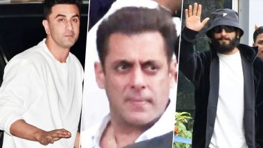 Anant Ambani-Radhika Merchant Pre-Wedding Festivities: Salman Khan, Ranbir Kapoor-Alia Bhatt and Ranveer Singh Leave for Italy To Attend Grand Cruise Party (Watch Video)