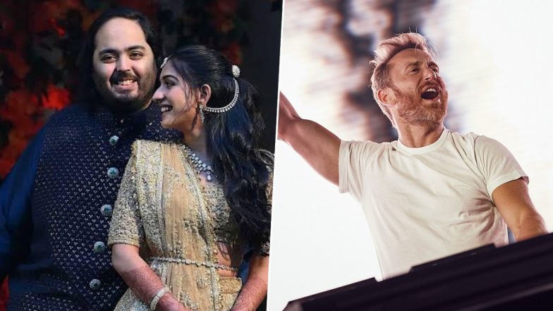 Anant Ambani-Radhika Merchant Pre-Wedding Festivities: David Guetta Spreads His EDM Magic at Couple’s Cruise Party! (Watch Video)