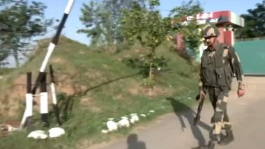 Jammu and Kashmir: BSF on High Alert Following Foiled Infiltration Attempt Along International Border in Samba (Watch Video)