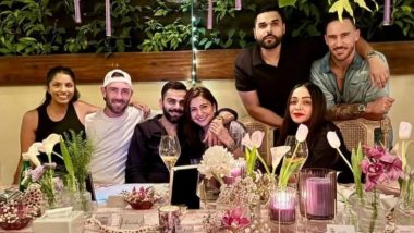 Anushka Sharma Birthday Bash: Hubby Virat Kohli, Cricketer Glenn Maxwell and Others Pose for Happy Pictures!