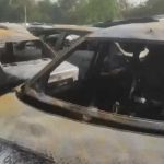 Delhi Fire: 16 Cars Gutted in Madhu Vihar Area, Five Shops Damaged in Chandni Chowk Blaze (Watch Video)