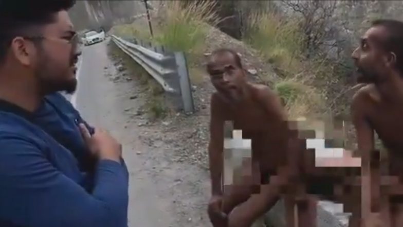 Jain Monks 'Mocked' in Uttarakhand: YouTuber Suraj Singh Parshwan Questions Two Monks for Being Nude in Public, Chamoli Police Register Case After Video Surfaces