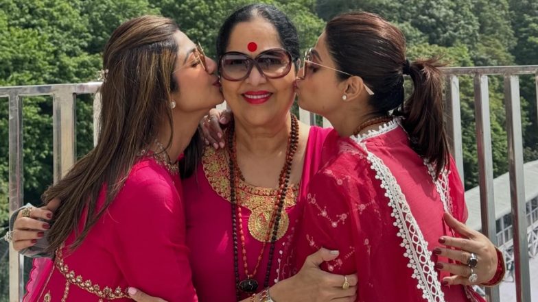 Mother’s Day 2024: Shilpa Shetty Drops Glimpses From Spiritual Visit to Vaishno Devi; Pens Heartfelt Note for Her ‘Devi’ on the Special Occasion (See Pic)