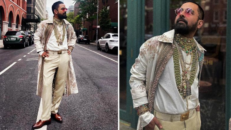 Met Gala 2024: Sabyasachi Mukherjee Becomes First Indian Designer to Walk the Red Carpet (View Pics)