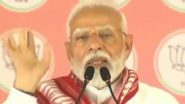 Lok Sabha Elections 2024: PM Narendra Modi Says, 'West Bengal Most Important State in Modi's Mission for Eastern India' While Addressing Rally in Barrackpore (Watch Video)