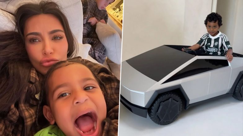 Kim Kardashian's Son Psalm Receives Lavish $1500 Tesla Cybertruck As Gift From Kris Jenner On His 5th Birthday!