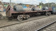 Goods Train Derailment in Palghar Affects Mumbai-Surat Section: 41 Trains Cancelled, 18 Partially Cancelled and 9 Diverted, Says Western Railway