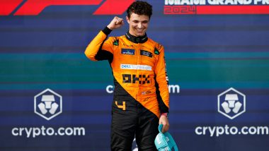 F1 2024: Lando Norris Takes First Formula One Win in Miami Grand Prix; Max Verstappen, Charles Leclerc Earn Podium Finish