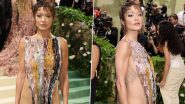 Rita Ora Goes Almost Nude for Met Gala 2024 in Sexy Beaded Marni Dress (See Pics and Video)
