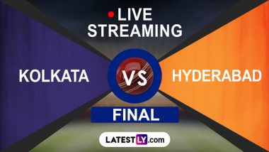 IPL 2024 Final Kolkata Knight Riders vs Sunrisers Hyderabad Free Live Streaming Online on JioCinema: Get TV Channel Telecast Details of KKR vs SRH Indian Premier League T20 Cricket Match on Star Sports