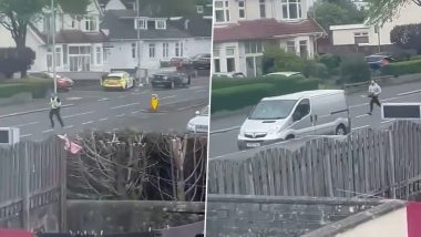 UK: Man Wielding Chainsaw Seen Chasing Police Officers in Viral Video, Arrested