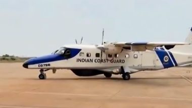 Cyclone Remal Update: Indian Coast Guard’s Two Dornier Aircraft, Ships Deployed for Disaster Relief (See Pics and Video)