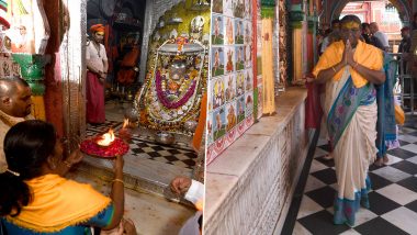 Droupadi Murmu Visits Ayodhya: President of India Offers Prayers at Hanuman Garhi Temple, Will Participate in Prayers at Ram Temple Later Today (See Pics and Video)