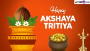 Akshaya Tritiya 2024 Images & HD Wallpapers for Free Download Online: Wish Happy Akshaya Tritiya With WhatsApp Messages, GIFs and SMS to Family and Friends