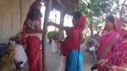 Balrampur&nbsp;Lok Sabha Election 2024: Women From Self-Help Groups in Chhattisgarh Go Door to Door with Tamarind Leaves, Yellow Rice To Drive Voter Turnout in Phase 3 (Watch Video)