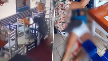 Ecuador Beauty Queen Shot Dead: Two Assailants Storm Restaurant, Kill Influencer Landy Parraga Goyburo; Murder Caught on CCTV Camera (Disturbing Video)