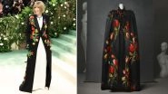 Met Gala 2024: Anna Wintour Channels Timeless Elegance in LOEWE&rsquo;s Latest Collection, Inspired by Charles Frederick Worth&rsquo;s 1944 Cape (Watch Video and Pics)