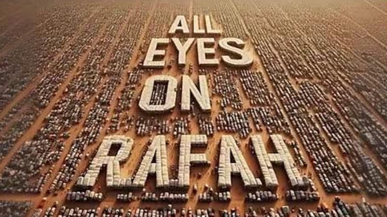All Eyes on Rafah Quote Meaning: Why Is This Phrase Trending With AI Image on Instagram? Know All About the Viral Trend in Support of Palestine