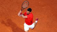 Novak Djokovic vs Alejandro Tabilo, Italian Open 2024 Free Live Streaming Online: How To Watch Live Telecast of Internazionali d'Italia Men’s Singles Third Round Tennis Match?