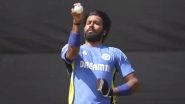 Indian All-Rounder Hardik Pandya Sweats It Out Ahead of ICC T20 World Cup 2024 (Watch Video)
