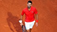 Italian Open 2024: Novak Djokovic Says He Is ‘Fine’ After Being Hit by Water Bottle