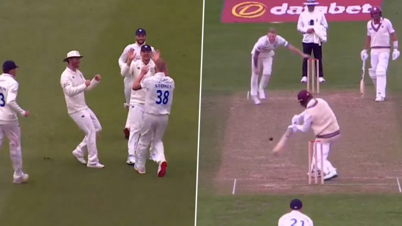 Stuart Broad Salutes Ben Stokes' ‘Heart of Lion’ as Latter Bowls 10 Overs With Dodgy Knee During Durham vs Somerset Country Championship 2024 Match