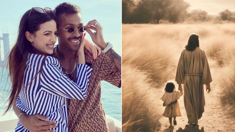 Natasa Stankovic Shares Photo of Jesus With Child Amid Divorce Rumours With Husband Hardik Pandya (See Post)