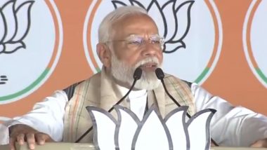 'Mere Waaris Toh Aap Sab Hai': PM Narendra Modi Targets Opposition’s Alleged Wealth Accumulation in Address at Election Rally in Jharkhand’s Palamu (Watch Video)