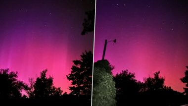 Solar Storm Hits Earth: Geomagnetic Storm Creates Magnificent Display of Aurora Borealis in US' Northern California, Alabama; Threatens Celestial Spectacle, Earth's Communications (See Pics)